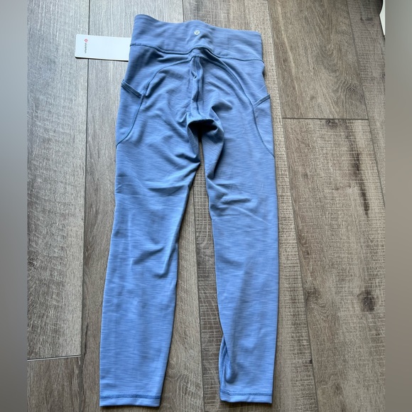 Lululemon Invigorate High-Rise Tight 25” in Heathered Water Drop Size 6 - Picture 6 of 8